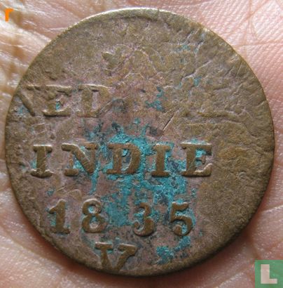 Niederländisch-Ostindien 2 Cent 1835 - Bild 1