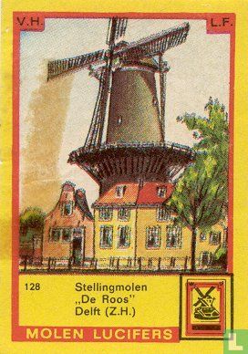 Stellingmolen "De Roos" Delft (Z.H.)