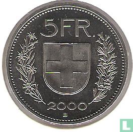 Switzerland 5 francs 2000 - Image 1