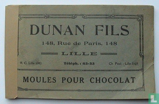 Dunan chocoladevormen cataloog ! 1935 ! - Afbeelding 1