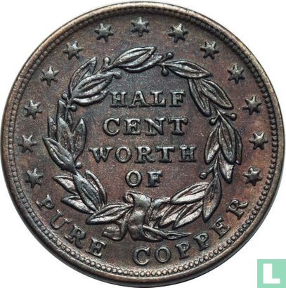 Verenigde Staten ½ cent 1837 token  - Image 2