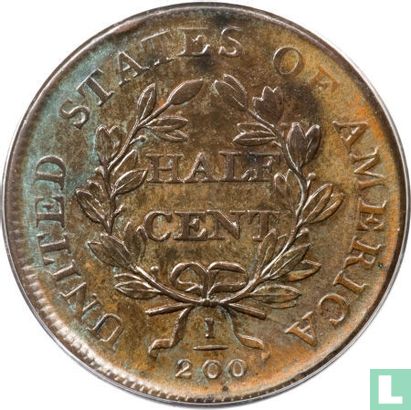 États-Unis ½ cent 1808 - Image 2