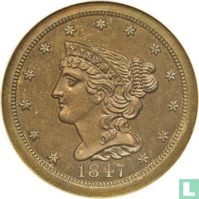 Verenigde Staten ½ cent 1847 - Afbeelding 1