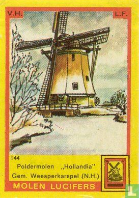 Poldermolen "Hollandia" Gem. Weesperkarspel (N.H.)