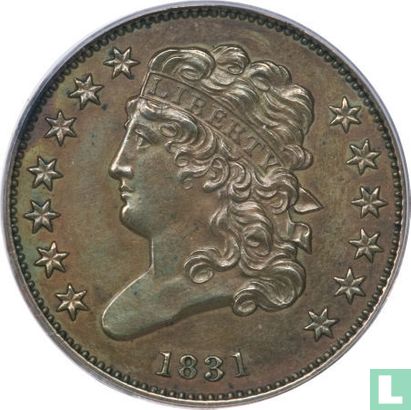 États-Unis ½ cent 1831 - Image 1