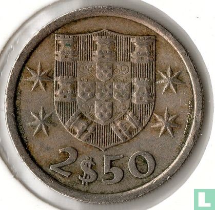 Portugal 2½ escudos 1972 - Afbeelding 2