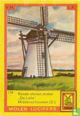 Ronde stenen molen "De Lelie" Middenschouwen (Z.)