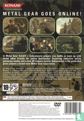 Metal Gear Solid 3: Subsistence - Afbeelding 2