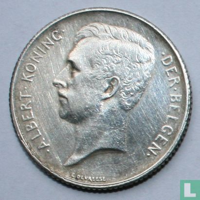 Belgique 1 franc 1913 (NLD) - Image 2