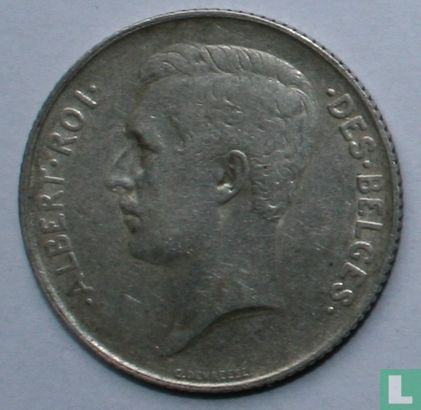 Belgique 1 franc 1911 (FRA) - Image 2
