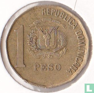 Dominican Republic 1 peso 2002 - Image 2