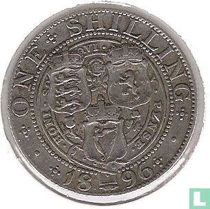 United Kingdom 1 shilling 1896 - Image 1