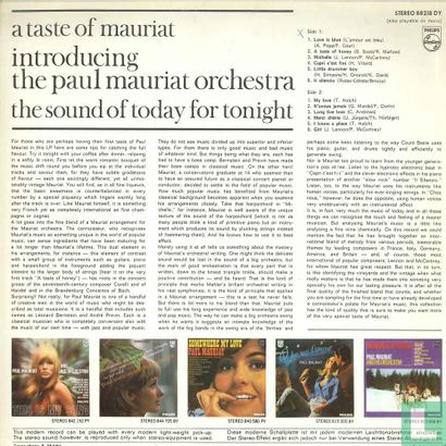 A Taste of Paul Mauriat - Image 2