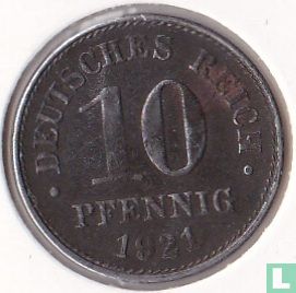 Deutsches Reich 10 Pfennig 1921 (Eisen) - Bild 1