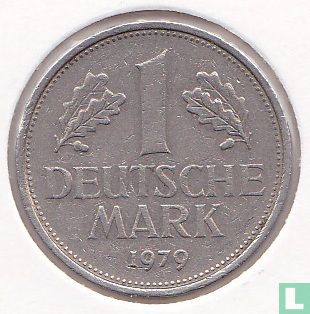 Duitsland 1 mark 1979 (D) - Afbeelding 1