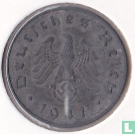 German Empire 10 reichspfennig 1941 (F) - Image 1