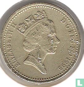 United Kingdom 1 pound 1995 "Welsh Dragon" - Image 1