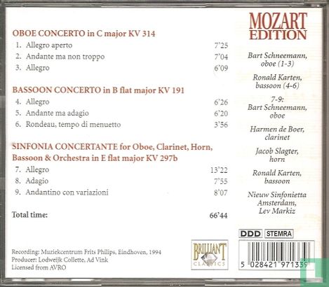 ME 003: Oboe Concerto, Bassoon Concerto, Sinfonia Concertante for Winds - Bild 2
