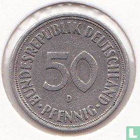 Allemagne 50 pfennig 1967 (D) - Image 2