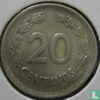 Ecuador 20 centavos 1975 - Image 2