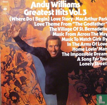 Andy Williams greatest hits Vol.3 - Image 1