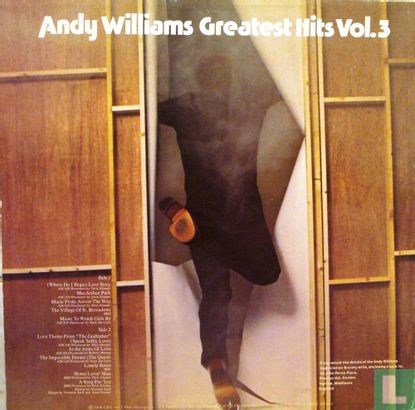 Andy Williams greatest hits Vol.3 - Image 2