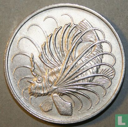 Singapour 50 cents 1975 - Image 2