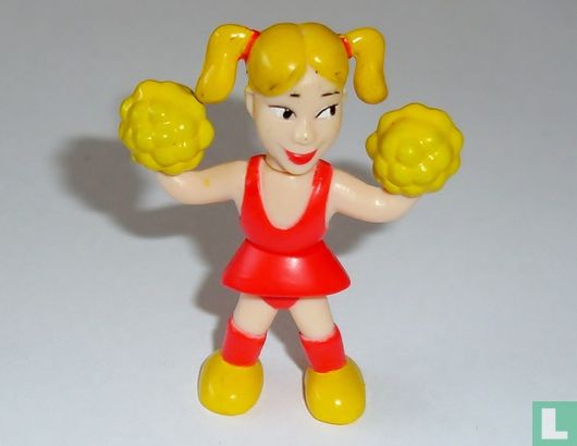 Cheerleader (rood jurkje)