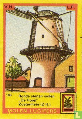 Ronde stenen molen "De Hoop" Zoetermeer (Z.H.)