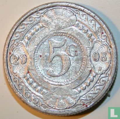 Nederlandse Antillen 5 cent 2008 - Afbeelding 1