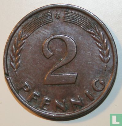 Deutschland 2 Pfennig 1960 (G) - Bild 2