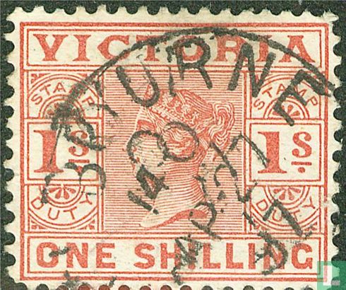 Timbre fiscal - La Reine Victoria