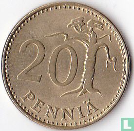 Finlande 20 penniä 1987 (M) - Image 2