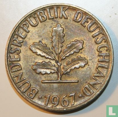 Allemagne 5 pfennig 1967 (D) - Image 1