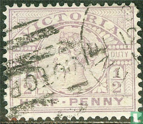 Tax stamp - Queen Victoria