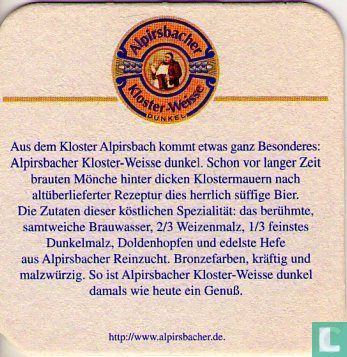 Alpirsbacher Kloster-Weisse Dunkel - Bild 1