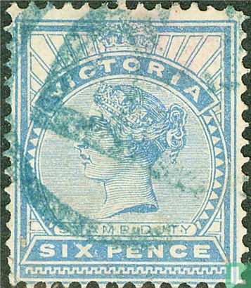 Revenue stamp - Queen Victoria