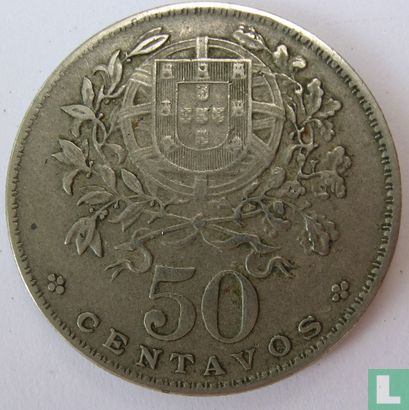 Portugal 50 centavos 1967 - Image 2