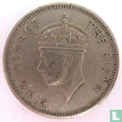 Malaya 10 cents 1950 - Image 2