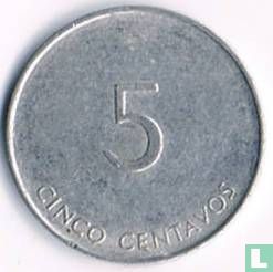 Cuba 5 convertible centavos 1988 (INTUR) - Afbeelding 2