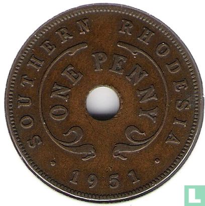 Zuid-Rhodesië 1 penny 1951 - Afbeelding 1