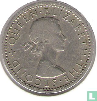 Rhodésie et Nyassaland 6 pence 1957 - Image 2