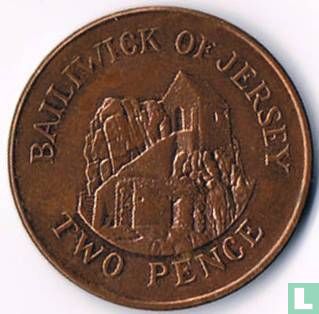 Jersey 2 pence 1992 (bronze) - Image 2