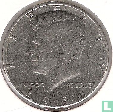 Verenigde Staten ½ dollar 1984 (P) - Afbeelding 1
