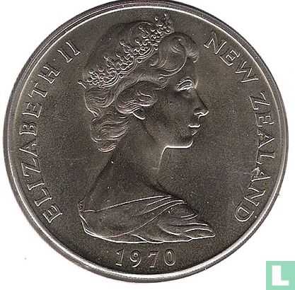 New Zealand 1 dollar 1970 "Royal Visit - Mount Cook" - Image 1