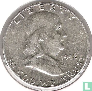 United States ½ dollar 1952 (without letter) - Image 1