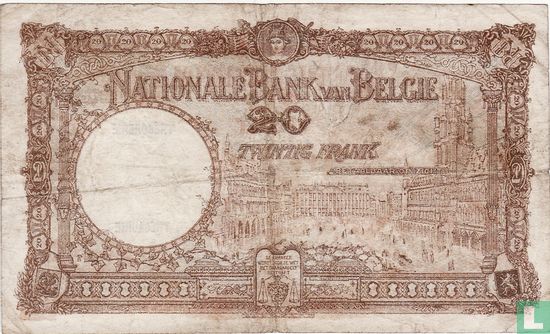 Belgique 20 Francs 1931 - Image 2