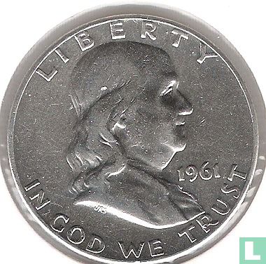États-Unis ½ dollar 1961 (D) - Image 1