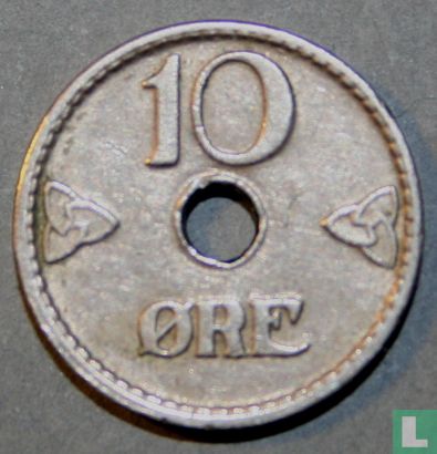 Norwegen 10 Øre 1945 (Kupfer-Nickel) - Bild 2