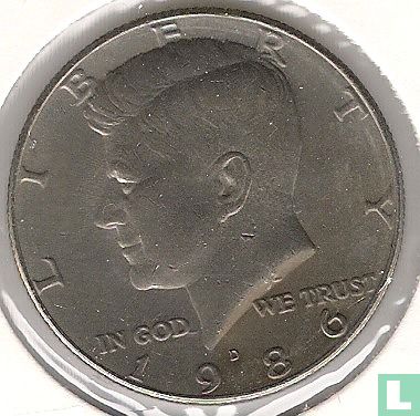 Vereinigte Staaten ½ Dollar 1986 (D) - Bild 1